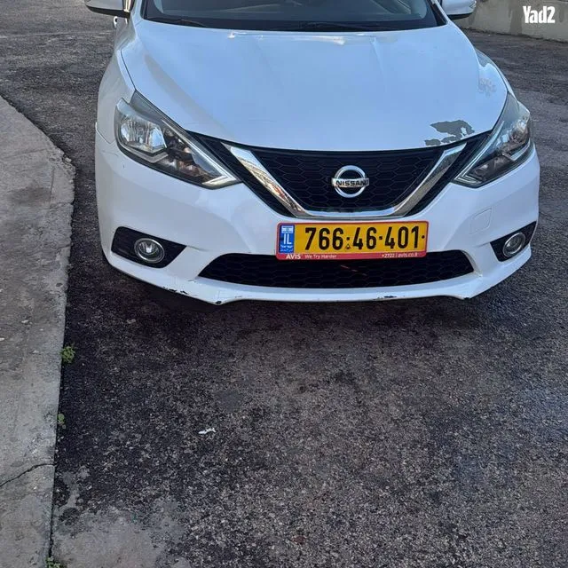 ניסאן SENTRA 2019 - תמונה 1 מתוך מודעת מכירה של הרכב הזה